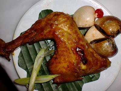 grilled chicken with soybean sauce
